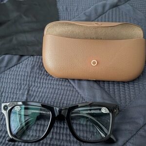 Ray-Ban Black Glasses with Brown Case